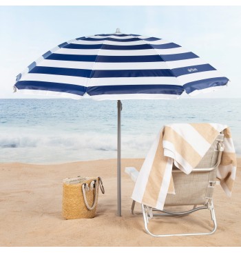 Guarda-chuva de praia 8 varas 180 cm guarda-chuva de... 2