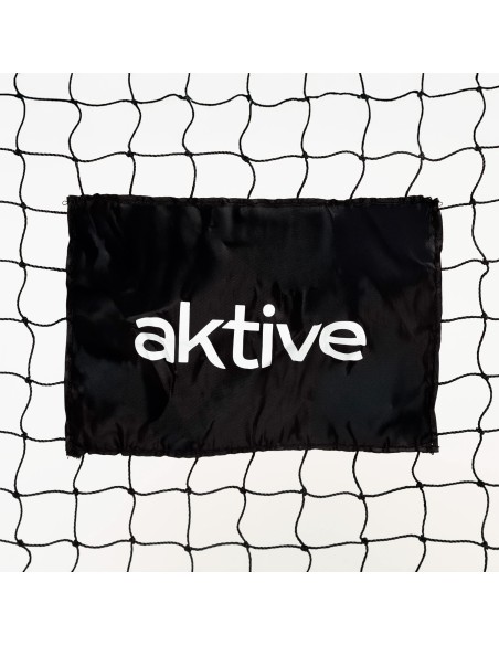 Baliza de futebol 180x60x120 cm com proteção e 5 pinos