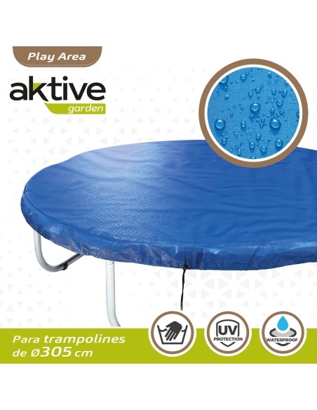 Capa de trampolim impermeável e proteção UV