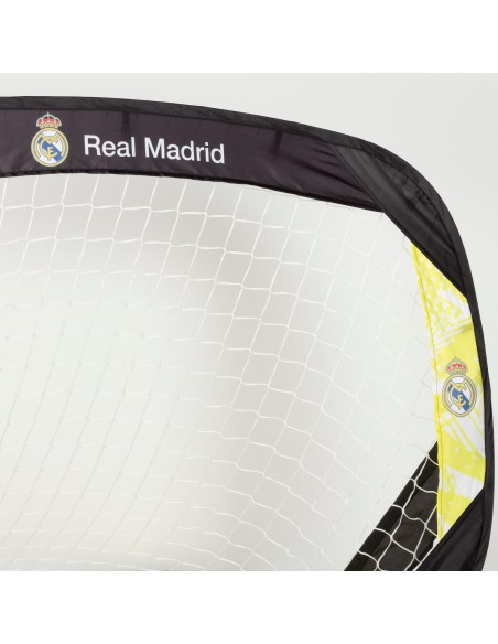 Real Madrid Conjunto 2 balizas de futebol pop-up 120x80x80 cm