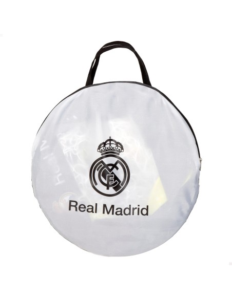 Real Madrid Portería pop-up 4 en 1 con 4 piquetas 120x80x80 cm