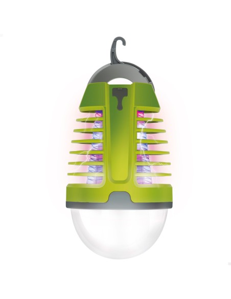 Lâmpada UV anti-mosquitos com luz LED noturna