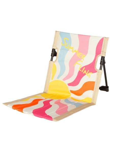 Tapete de praia dobrável e reclinável Summer Fling 40x40x40 cm