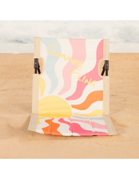 Tapete de praia dobrável e reclinável Summer Fling 40x40x40 cm