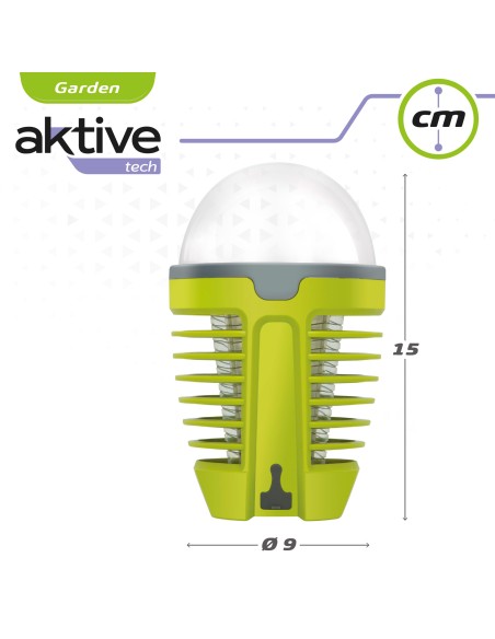 Lâmpada UV anti-mosquitos com luz LED noturna