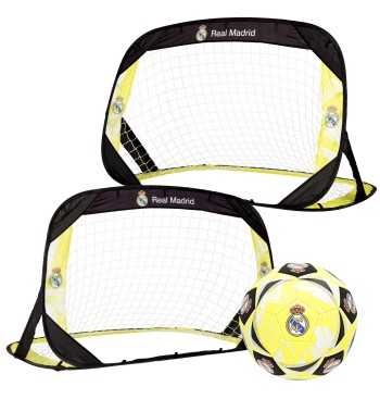 Pack Real Madrid 2 balizas e bola futebol