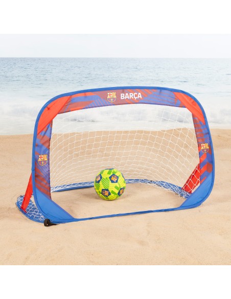 Pack FC Barcelona 2 balizas e bola futebol