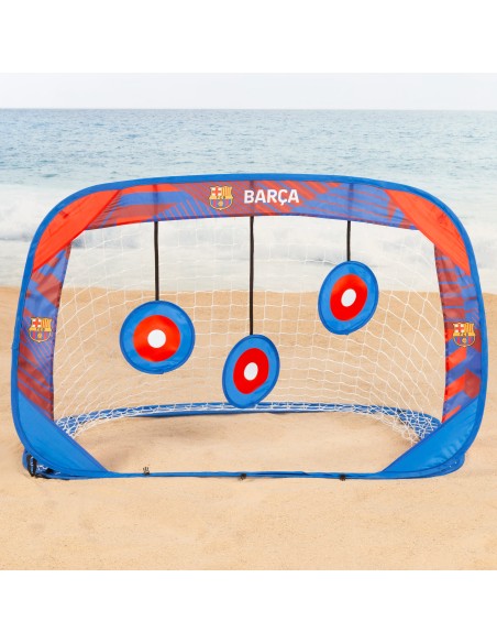 Pack baliza pop-up 4 em 1 do FC Barcelona e bola futebol