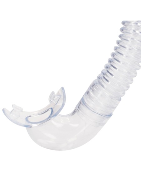 Conjunto de snorkel e óculos de mergulho azul/preto para adultos