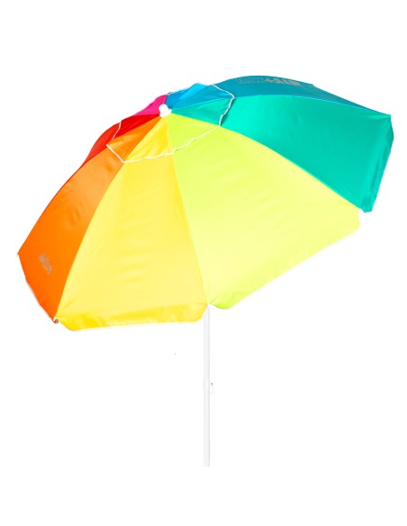 Pack 2 cadeiras mochila turquesa + guarda-sol 200 cm | Aktive