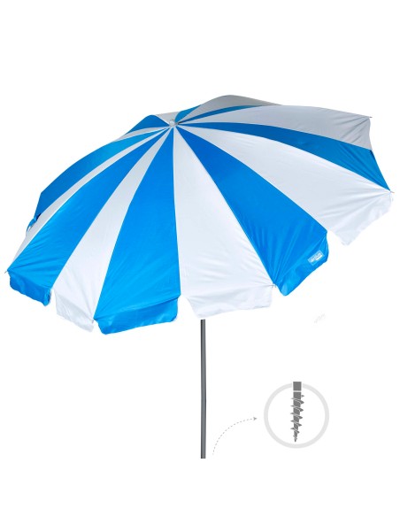 Pack 2 cadeiras mochila XXL + guarda-sol 220 cm
