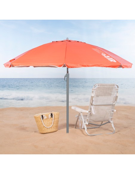 Pack 2 cadeiras mochila coral + guarda-sol 200 cm | Aktive