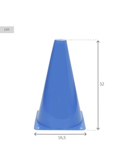 Conjunto de 10 cones de treino multicoloridos, 23 cm, empilháveis e resistentes