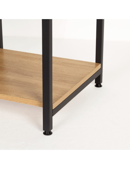 Sapateira Max Home Entrada Madeira e Aço 4 Prateleiras 102x40x180 cm