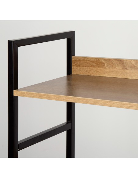 Max Home Prateleira de madeira 4 prateleiras 60x28x126 cm