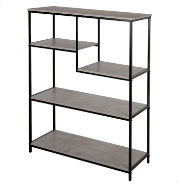 Estante metálica fixa assimétrica Max Home 5 prateleiras...
