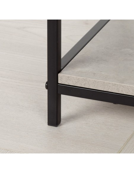 Estante metálica fixa assimétrica Max Home 5 prateleiras 75x30x100 cm
