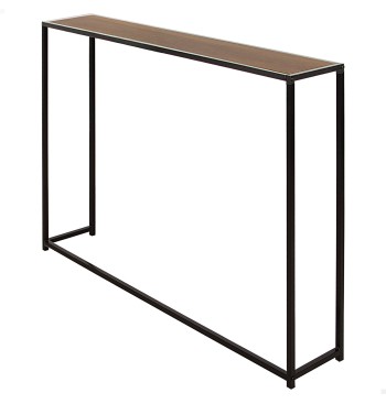 Max Home Mesa de radiador em metal e madeira 105x20x82 cm