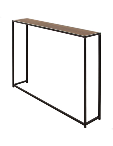 Max Home Mesa de radiador em metal e madeira 105x20x82 cm
