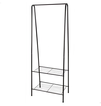 Max Home Cabideiro Fixo 60x35x151 cm com Duas Prateleiras...