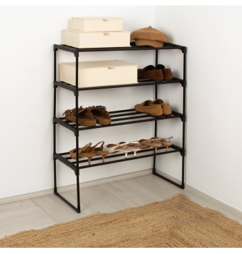 Max Home Sapateira de plástico  4 níveis 68x30x85 cm 2