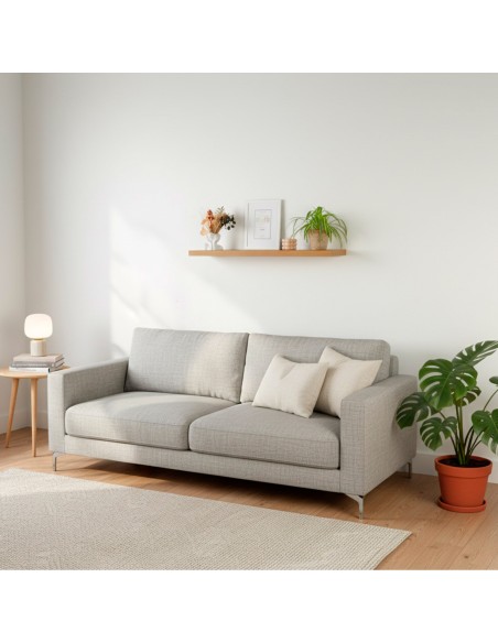 Max Home Prateleira de parede em madeira 100x23x4 cm