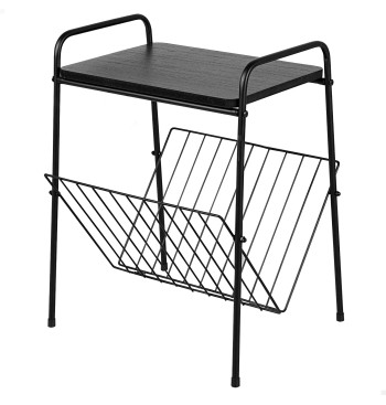 Max Home Mesa de apoio com porta-revistas 36x29x46 cm