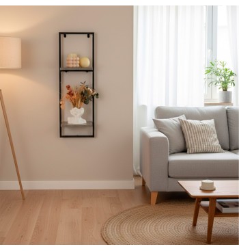 Max Home Estantes de parede com efeito cimento 2... 2