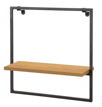Max Home Prateleiras de parede em madeira 35x12x35 cm