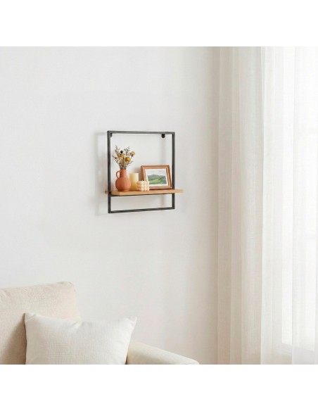 Max Home Prateleiras de parede em madeira 35x12x35 cm