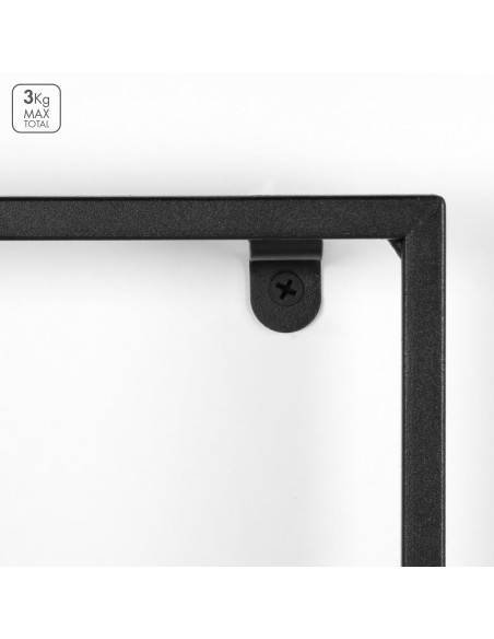 Max Home Prateleiras de parede em madeira 35x12x35 cm