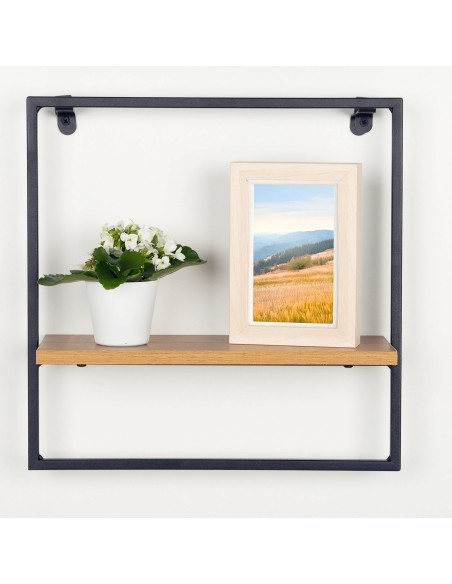 Max Home Prateleiras de parede em madeira 35x12x35 cm