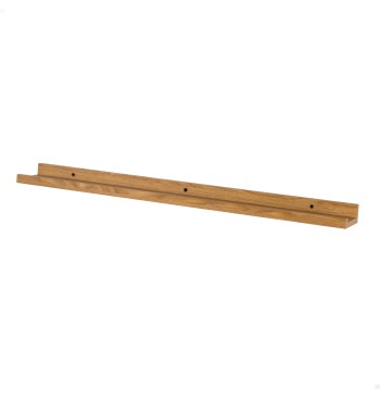 Max Home Prateleira de parede em madeira 80x10x4 cm