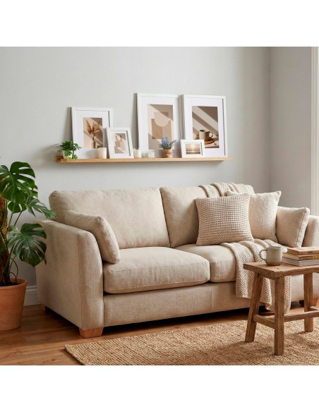 Max Home Prateleira de parede em madeira 120x10x4 cm