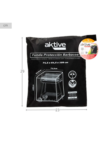 Cobertura impermeável para churrasco 74x64x109 cm cm Aktive}