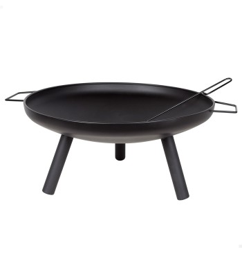 Braseiro exterior portátil Ø59 cm com atiçador