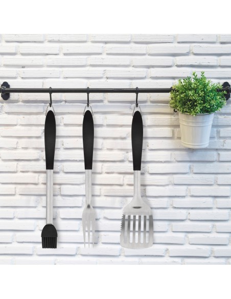 Conjunto de 4 acessórios para churrasco