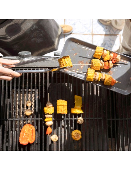 Conjunto de 4 acessórios para churrasco
