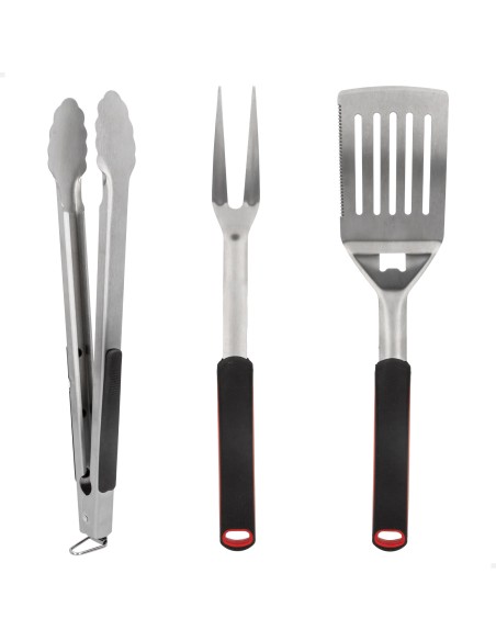 Conjunto de 3 acessórios para churrasco