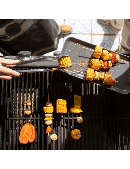 Conjunto de 3 acessórios para churrasco