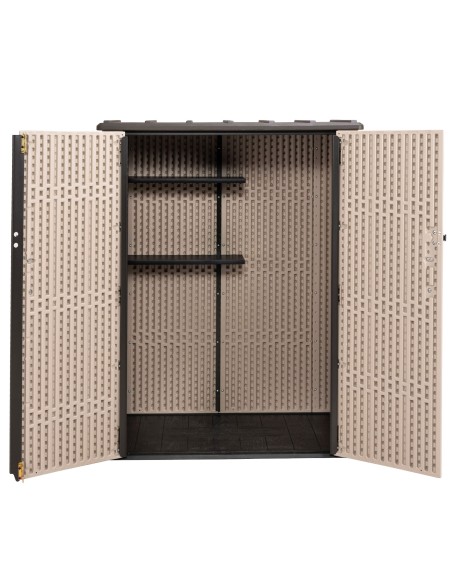 Lifetime Armário vertical externo Rough Cut™ de 1.500 litros com prateleiras