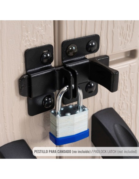 Lifetime Armário vertical externo Rough Cut™ de 1.500 litros com prateleiras