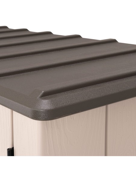 Lifetime Armário vertical externo Rough Cut™ de 1.500 litros com prateleiras