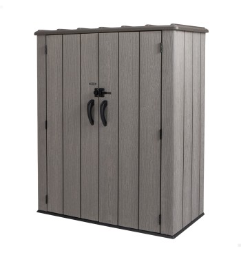 Lifetime Armário externo ultrarresistente 143x74x174 cm