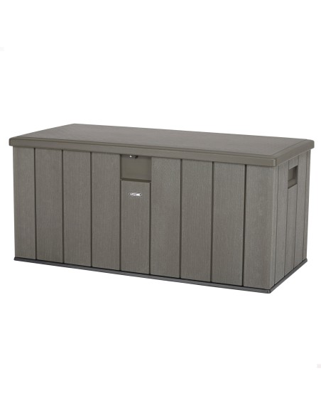Lifetime Caixa de armazenamento de jardim marrom ultrarresistente 150x72x69 cm