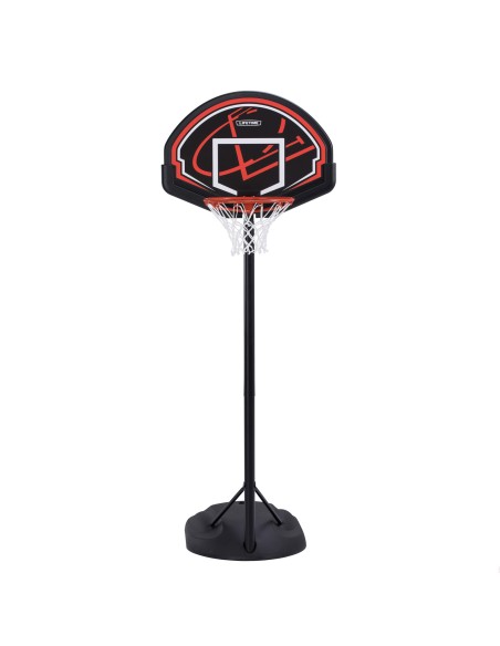 Lifetime Cesta de basquete ultrarresistente, altura ajustável 165-222 cm