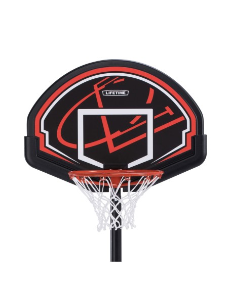 Lifetime Cesta de basquete ultrarresistente, altura ajustável 165-222 cm