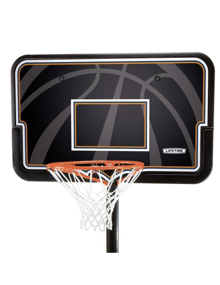 Lifetime Cesta de basquete ultrarresistente, altura ajustável 229/305 cm
