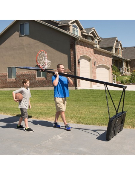 Lifetime Cesta de basquete ultrarresistente, altura ajustável 229/305 cm