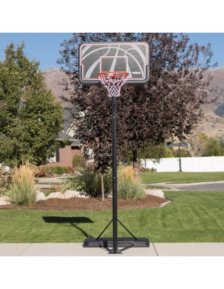 Lifetime Cesta de basquete ultrarresistente, altura ajustável 229/305 cm